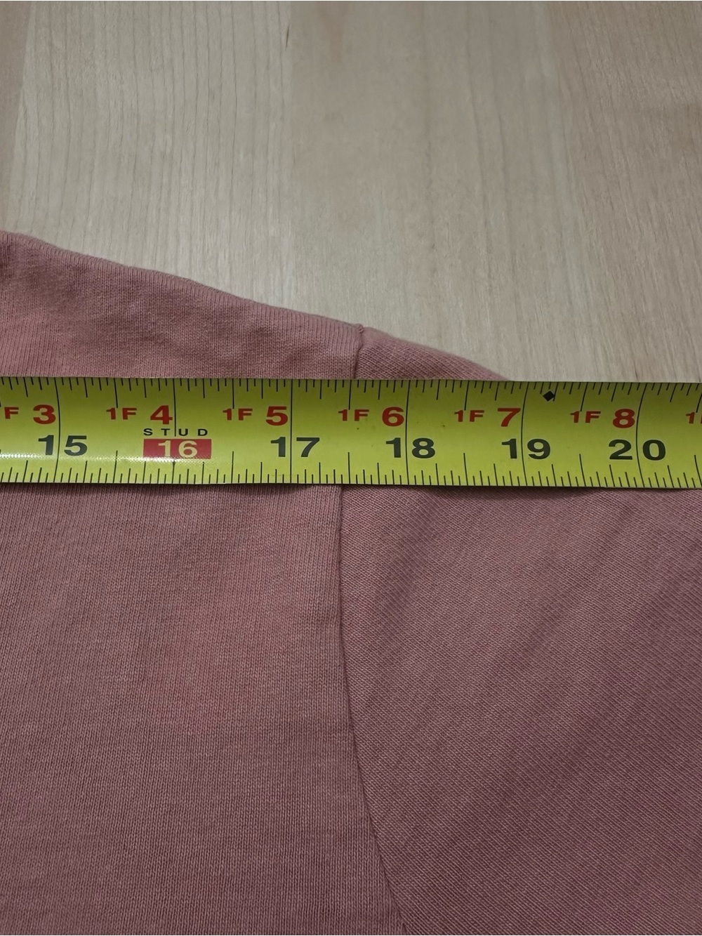 Gustin Shirt Mens Large Pink Crewneck 100% Cotton Made in California USA Tee - Picture 6 of 7